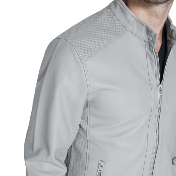 NEW GUESS Berkshire Moto Men's Jacket SZ L - Picture 3 of 7